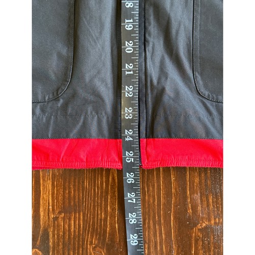 Munsingwear NWT Reversible Golf Vest L Black Nylon Red Fleece Pockets Full Zip - Picture 16 of 17