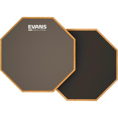 Evans RealFeel 2Sided Speed and Workout Drum Pad Gray 6 in.