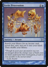 Eerie Procession [Champions of Kamigawa] Moderately Played Foil