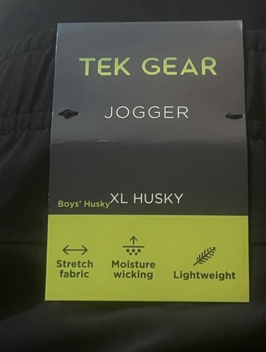 TEK GEAR 357 Ultrasoft Sweat Joggers Navy Blue Boys XL Husky Polyester/Spandex - Picture 4 of 6