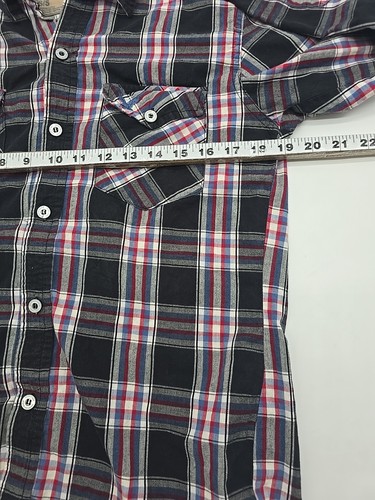 VTG American Eagle Outfitters Button Up Shirt Mens S Plaid Pocket .#36540 - Picture 5 of 8