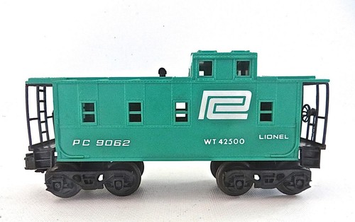 Spur O Lionel 9062 Penn-Central Begleitwagen sehr gepflegt niedriges Schiff