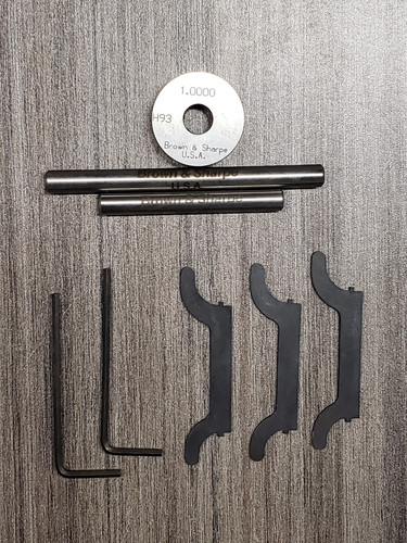 Brown & Sharpe 599-181-901 0"-3" Range .0001" Graduation Outside Micrometer Set - Picture 3 of 14
