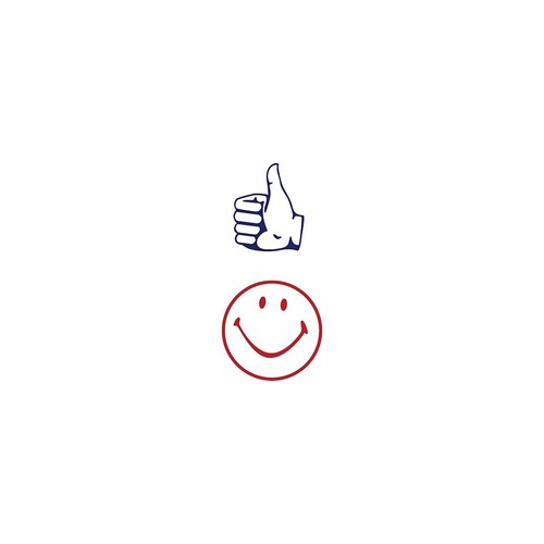 Cosco Accu-stamp Dual Message Round Stamp 032934 - Bild 4 von 4