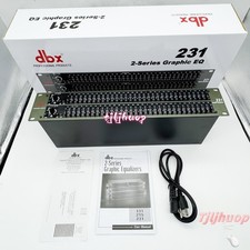 dbx 231 Dual Channel 31-Band Stereo Graphic Equalizer Used with Power Cable NEW