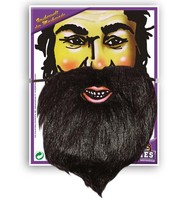 Fasching Vollbart Bart Schwarz