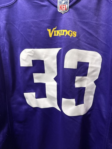 Aaron Jones #33 Minnesota Vikings On-field Women Sz 2XLJersey Purple New W/O Tag - Bild 3 von 14