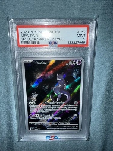 2023 Pokemon 151 SVP EN PSA 9 Mewtwo EX #052 Ultra Premium UPC Black Star Promo