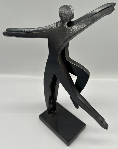 Boris Kramer Joyous Dancers Synergy Acciaio 10in Scultura J5 - Foto 4 di 9