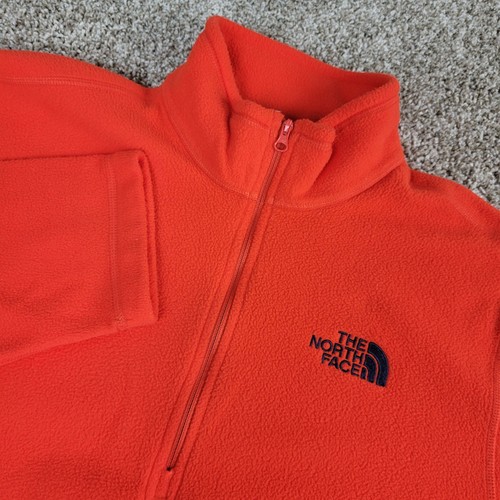 The North Face Herren Medium Solid Orange Quarter Zip Fleecejacke - Bild 1 von 6