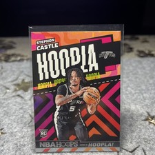 2024-25 Panini Hoops - #4 Stephon Castle RC Hoopla Rookie Insert Spurs