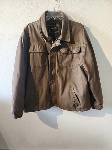 MEN'S STANLEY Canvas Heavy Duty Work Jacket XXL 2x - product listing photo