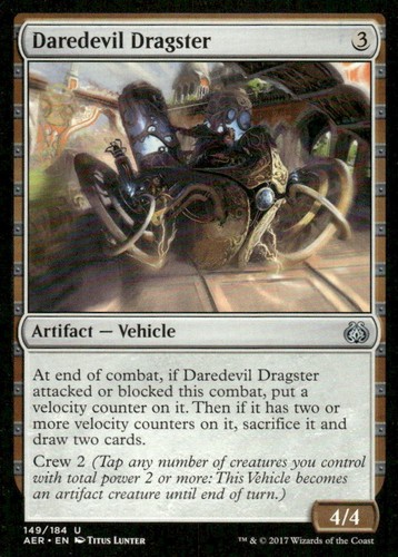 Daredevil Dragster 149/184 Aether Revolt MTG Magic the Gathering card - Picture 1 of 2