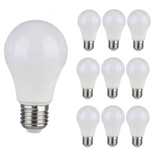 10x E27 LED 10w GLS Lamp Light Bulb Warm White ES Screw 2700k 806lm Bright