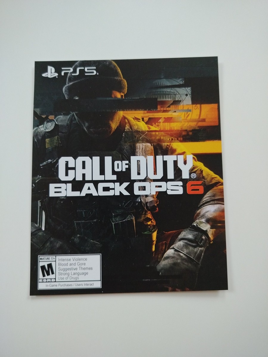 Call of Duty Black Ops 6 PS5 Upgrade PS4 DISC REQUIRED