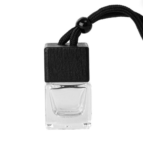 Mini Perfume Empty Bottle Square Air Freshener Bottle - Picture 3 of 6