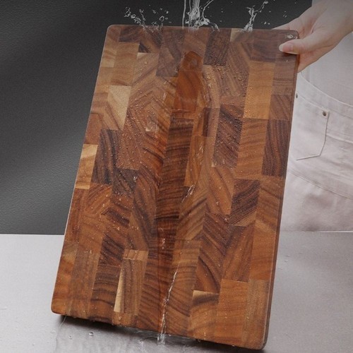 Cutting Board Acacia Wood Splicing Chopping Board Double-sided Using Damp-proof - Picture 8 of 14