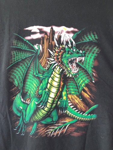 Vintage Y2K Tennesse River Dragon Rage XL Shirt - Picture 2 of 5