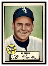 1952 Topps BASEBALL #70a Al Zarilla (Black Back) 52T2-01