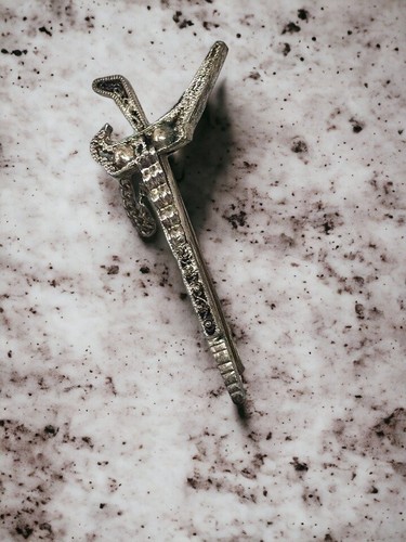 c1950s Tie Clasp/Slide. B442 - Picture 2 of 5