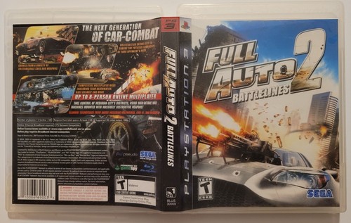 Full Auto 2: Battlelines NO MANUAL (Sony PlayStation 3, 2006) - Picture 5 of 5