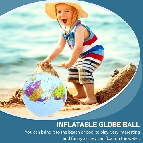 12 Pcs Inflatable Globe Beach Ball Banquet for Outdoors Balls Pool - Zdjęcie 8 z 12