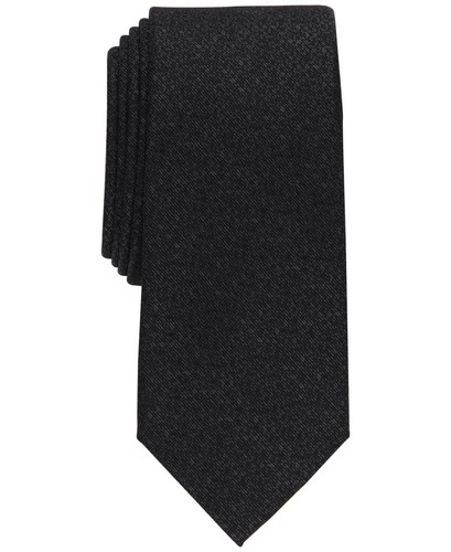 Alfani Men s Necktie Black Terry Mini Texture Tie OS 14688 - Imagen 2 de 2