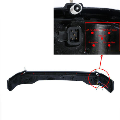 Smoke King Trunk LED Tail Light & Wiring Harness Fit For Harley Touring 2014-25 - Picture 6 of 16