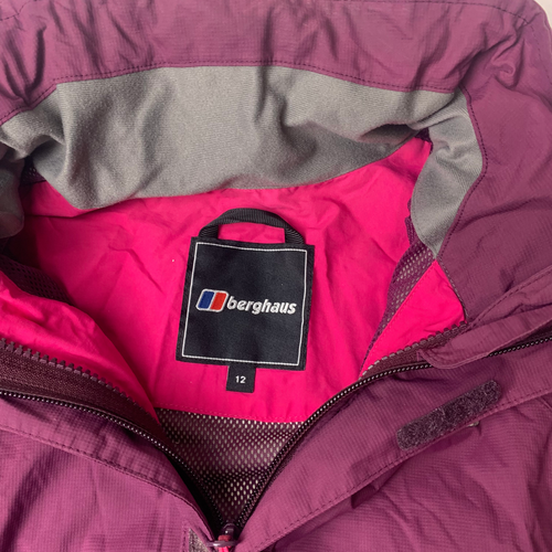 Woman’s BERGHAUS AQ2 Waterproof Jacket / Purple / Uk12 / Cagoule / Hiking - Picture 3 of 7