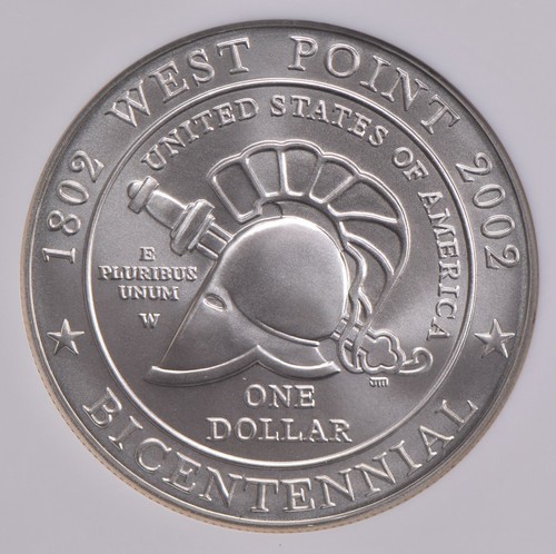 MS70 2002-W West Point Army Military Commemorative Dollar NGC - Picture 4 of 5