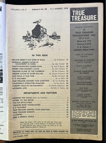 True Treasure Magazine - August 1970 - Picture 4 of 5
