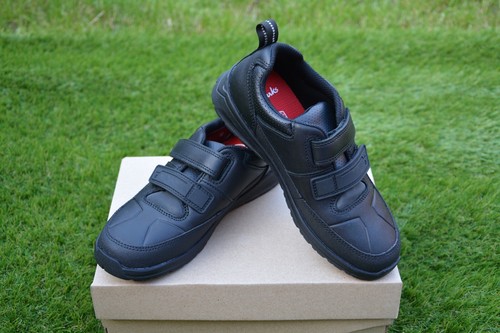 Boy's Clarks Reflectace Black School Shoes Formal New Child Sizes 10 10.5 11 - Picture 2 of 13