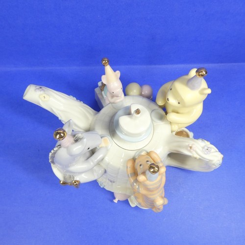 Pooh’s Birthday Celebration Teapot - Lenox Winnie the Pooh Porcelain Disney - Picture 7 of 12