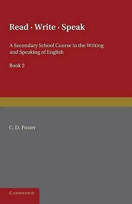 Read Write Speak: Volume 2 by C. D. Poster (Paperback, 2013) for sale ...