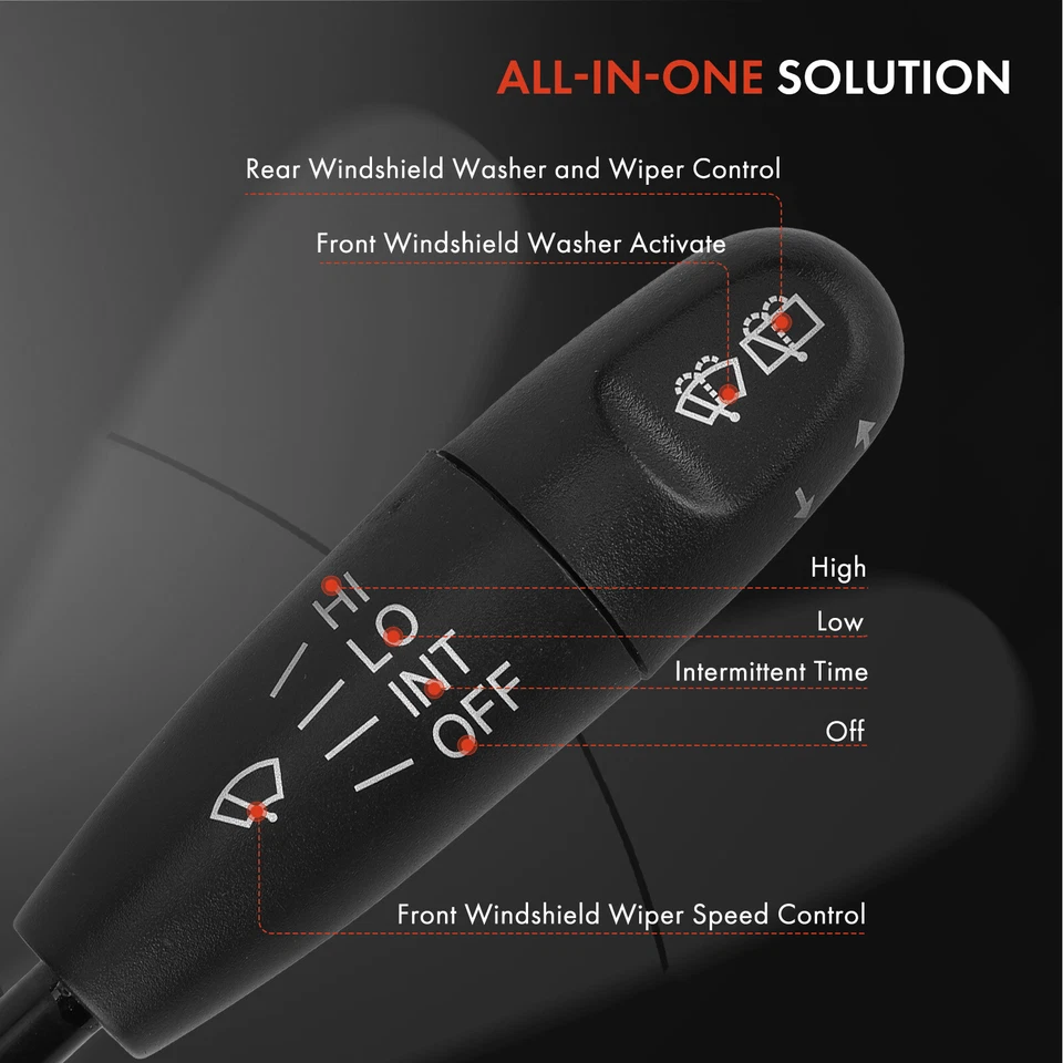 Interruptor de limpador com limpador traseiro para Chevrolet Aveo 2004-2008 Aveo5 Pontiac Wave G3 - Imagem 2 de 4