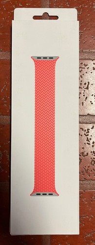 Genuine Apple Watch Band BRAIDED Solo Loop 44mm/45mm/46mm/49mm Guava Size 5