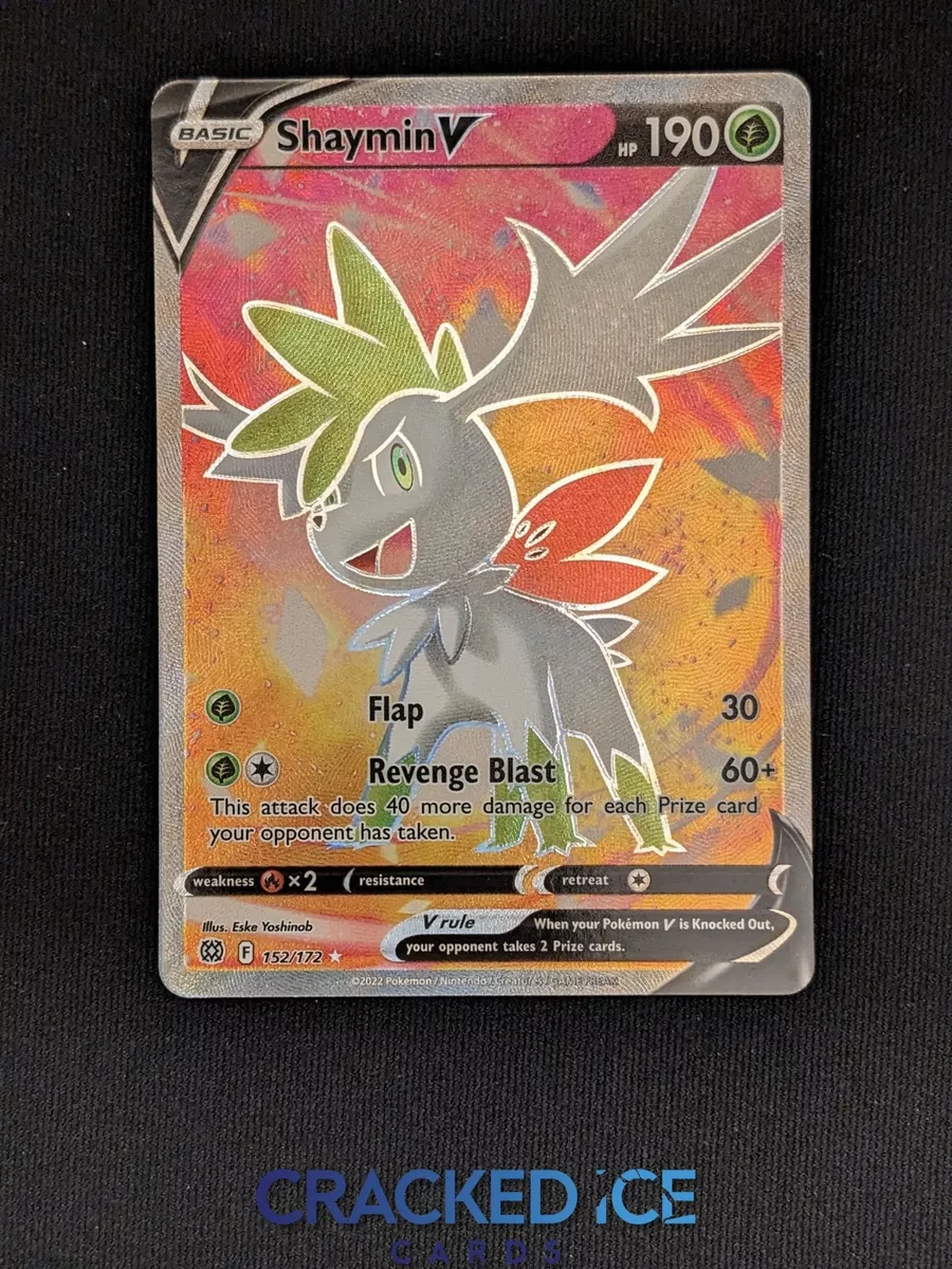 Pokémon TCG Shaymin V Full Art Brilliant Stars 152/172 NM+ Non Played