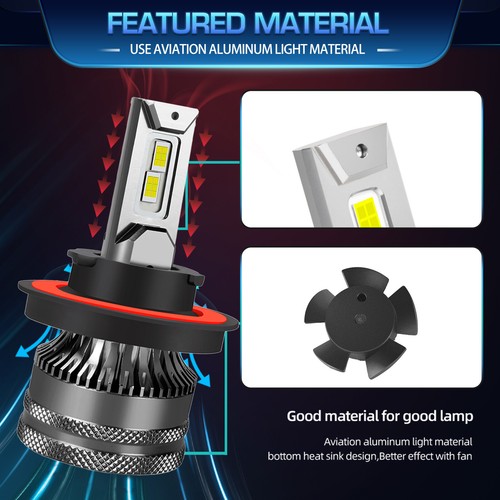 For Ford F-150 2004-2014 LED Headlight Bulbs High Low Beam Fog Light White V15QC - Picture 8 of 17