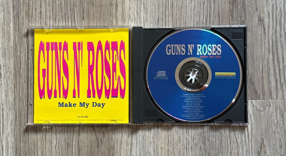 GUNS N' ROSES - CD LIVE IN PASADENA '88 - MAKE MY DAY - MEGA RARE VG SOUND OOP - Immagine 4 di 4