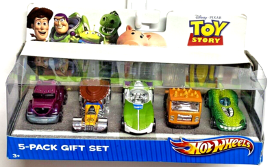 3 Hot Wheels Disney Pixar Toy Story 5-Pack Set Speedster