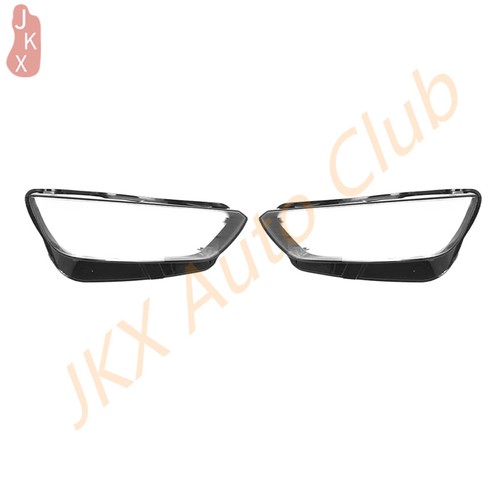 Par de carcasas de lente de faros delanteros aptos para Audi Q5 SQ5 2021-2023 - Imagen 2 de 9