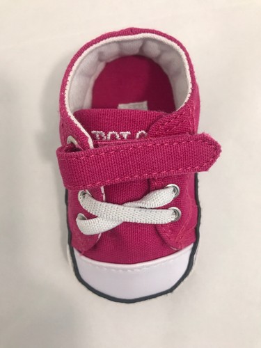 BNWT Ralph Lauren Baby Girls Kody Crib Shoes Sneakers Trainers 6 weeks-3 months - Picture 3 of 11