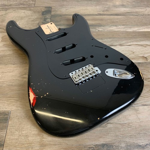 FRANCHIN Mercury guitar body GILMOUR BLACK ST REPLICA Relic S-type*MADE TO ORDER - Imagen 2 de 10