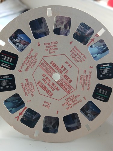 Vtg View-Master Preview Reel Picture Tour Scenic Wonders USA Single Reel DR-49 - Picture 4 of 7
