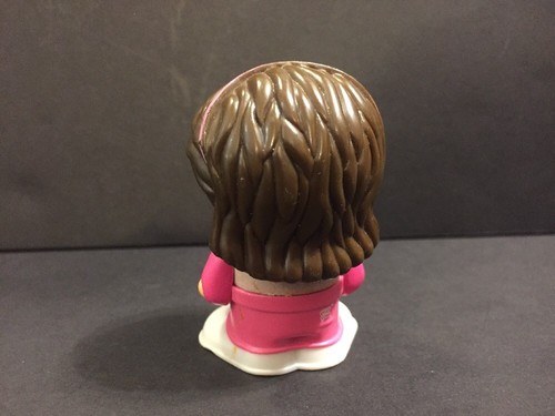 Play Town Wooden Figure Girl Pink Clothes Brown Hair Learning Curve - Picture 3 of 12