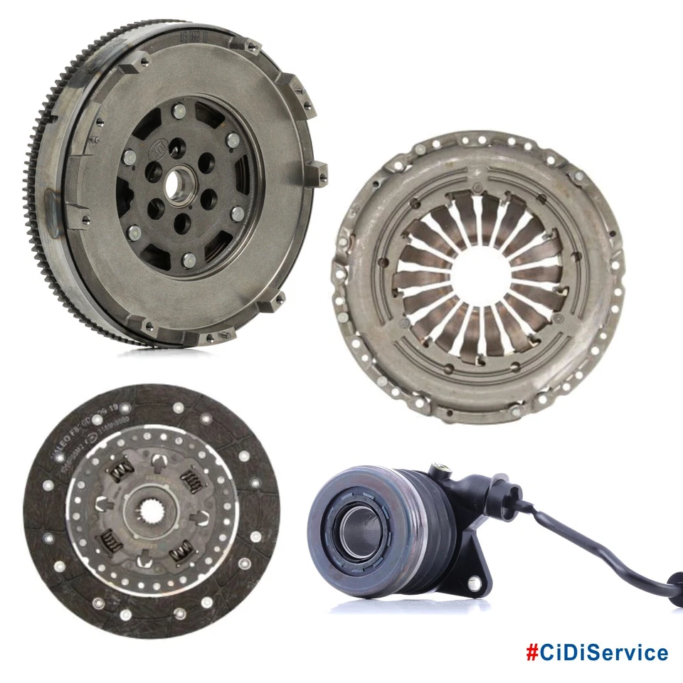 Kit Embrague + Volante Doble Masa Luk Fiat 500X 500L Jeep Renegade Compass 1.4 TB Foto 2 de 4