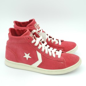 CONVERSE PRO LEATHER MID nr 37 CAMOSCIO ROSSO SNEAKER ALTE UNISEX NUOVE  131107C | eBay