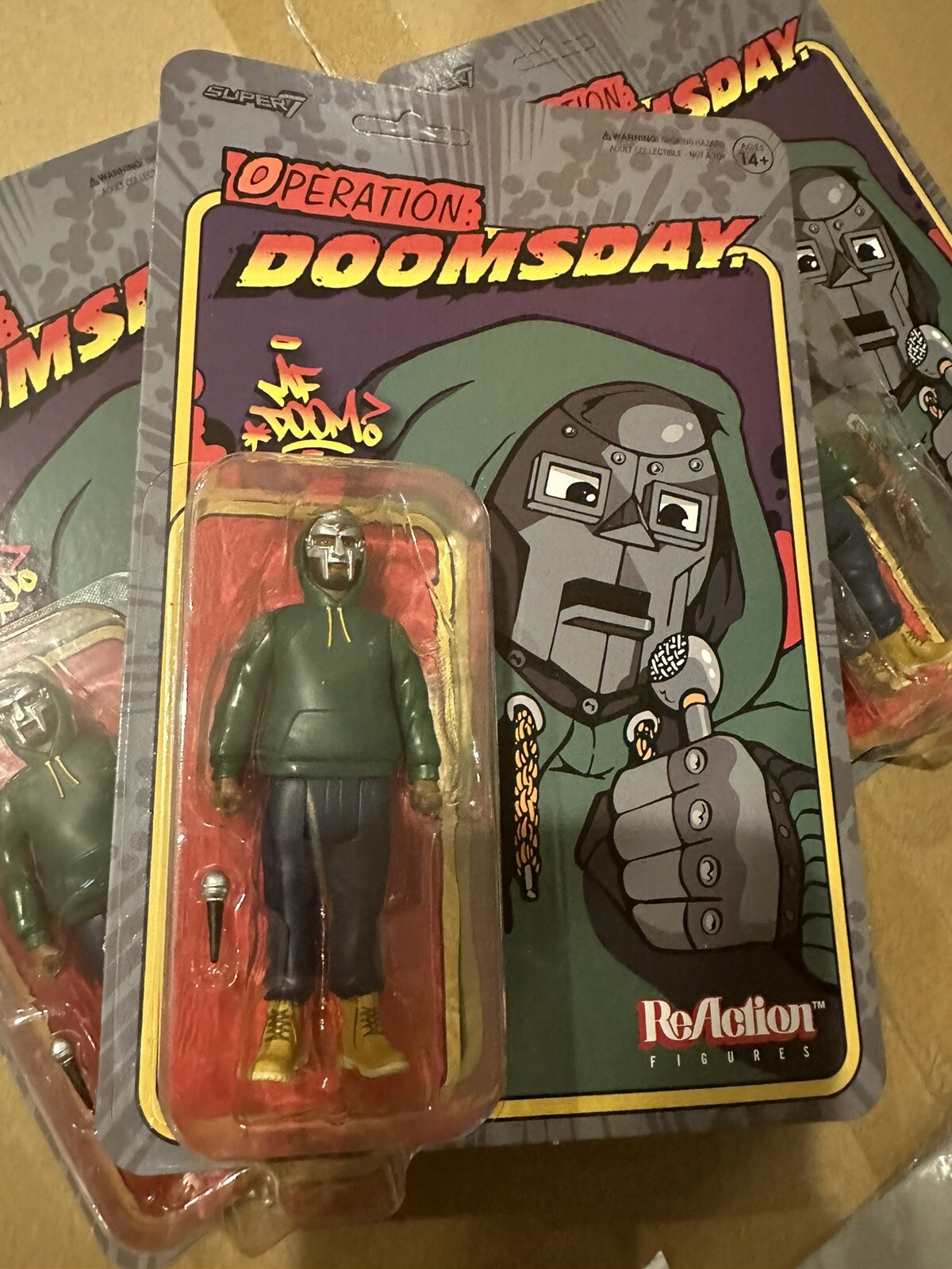 MF Doom x Super7 - Operation: DOOMSDAY Reaction Figure NEW. IN HAND