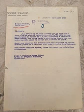 1935 Jerusalem - Greece Movie  Disturber Socrate Tokatlides CINEMA letter