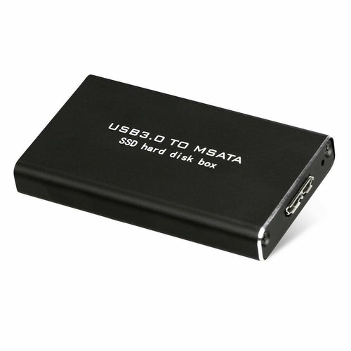 Custodia adattatore convertitore ad alta velocità 6 Gbps custodia custodia unità SSD esterna da mSATA a USB 3.0 - Foto 2 di 12